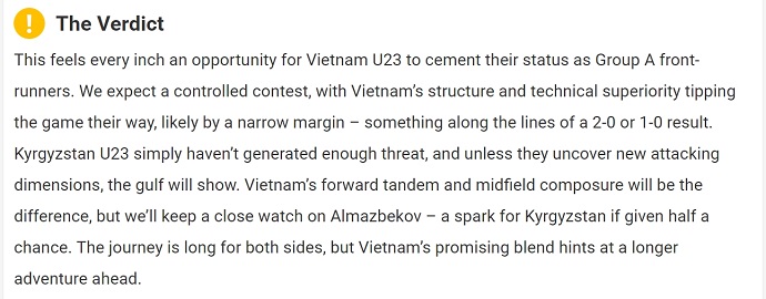 Chuyên gia Liam Duckstein dự đoán U23 Kyrgyzstan vs U23 Việt Nam, 21h00 ngày 9/1 - Ảnh 1