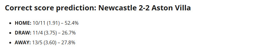 Siêu máy tính dự đoán Newcastle vs Aston Villa, 21h00 ngày 25/1 - Ảnh 1