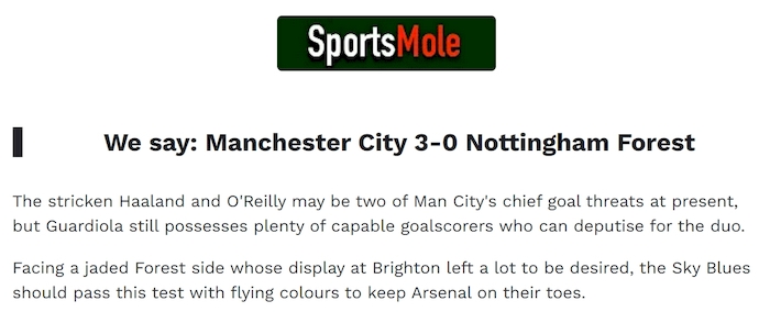 Chuy&ecirc;n gia Tony Ansell dự đo&aacute;n Man City vs Nottingham, 2h30 ng&agrave;y 5/3 - Ảnh 1