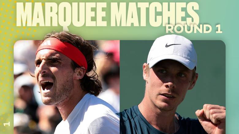 Link trực tiếp tennis Tsitsipas vs Shapovalov - Vòng 1 Indian Wells Masters, 11h00 ngày 5/3 - Ảnh 1