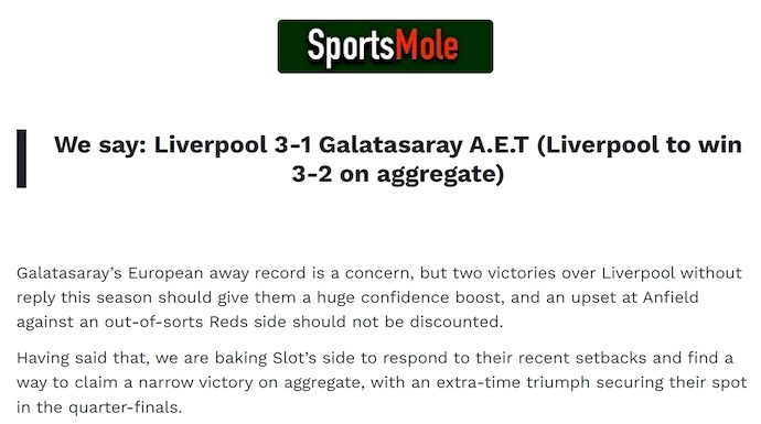 Chuyên gia Tony Ansell dự đoán Liverpool vs Galatasaray, 3h00 ngày 19/3 - Ảnh 1