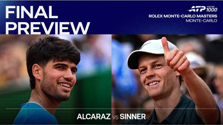 Link trực tiếp tennis Alcaraz vs Sinner - Chung kết Monte Carlo Masters, 20h00 ngày 12/4 - Ảnh 1
