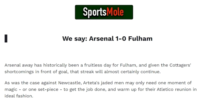 Chuyên gia Tony Ansell dự đoán Arsenal vs Fulham, 23h30 ngày 2/5 - Ảnh 1