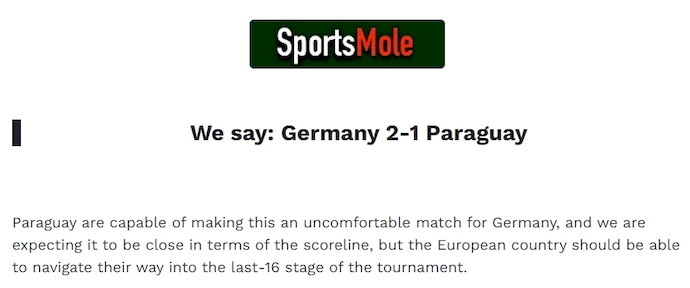 Chuyên gia Tony Ansell dự đoán Đức vs Paraguay, 3h30 ngày 30/6 - Ảnh 1