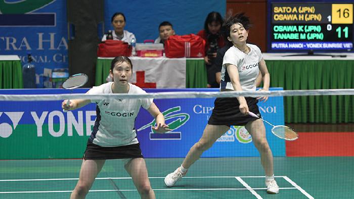 Link xem cầu lông Malaysia Mở rộng 2026 tứ kết Kaho Osawa và Mai Tanabe