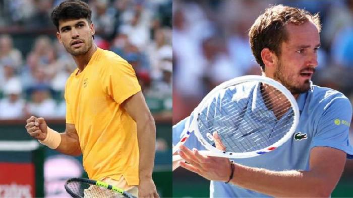 Nhận định tennis Alcaraz vs Medvedev - Bán kết Indian Wells Masters, 5h00 ngày 15/3