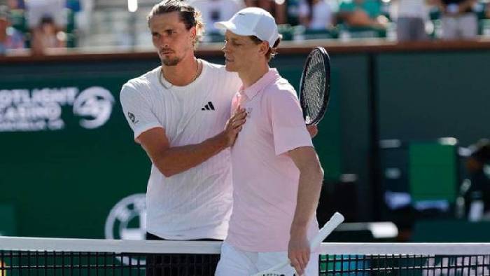 Sinner thắng dễ Zverev, lần đầu vào chung kết Indian Wells Masters
