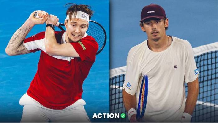 Nhận định tennis De Minaur vs Bublik - Vòng 4 Úc Mở rộng, 15h00 ngày 25/1