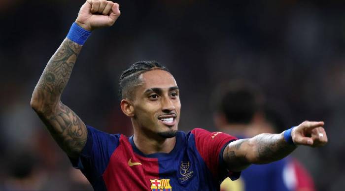 Barcelona chịu cú sốc khi Raphinha nghỉ dài hạn